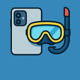 Camera dưới nước khóa màn hình
