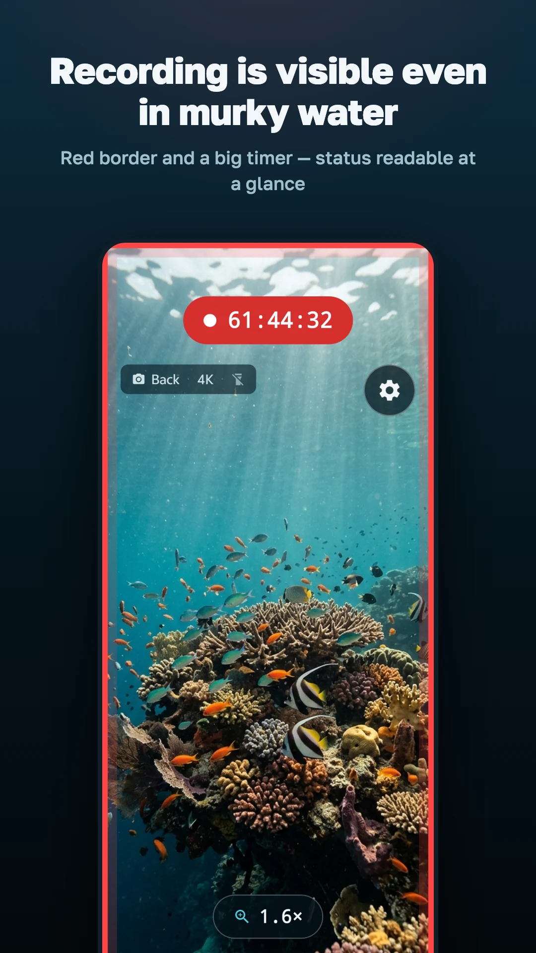 Underwater Camera with Lock screenshot