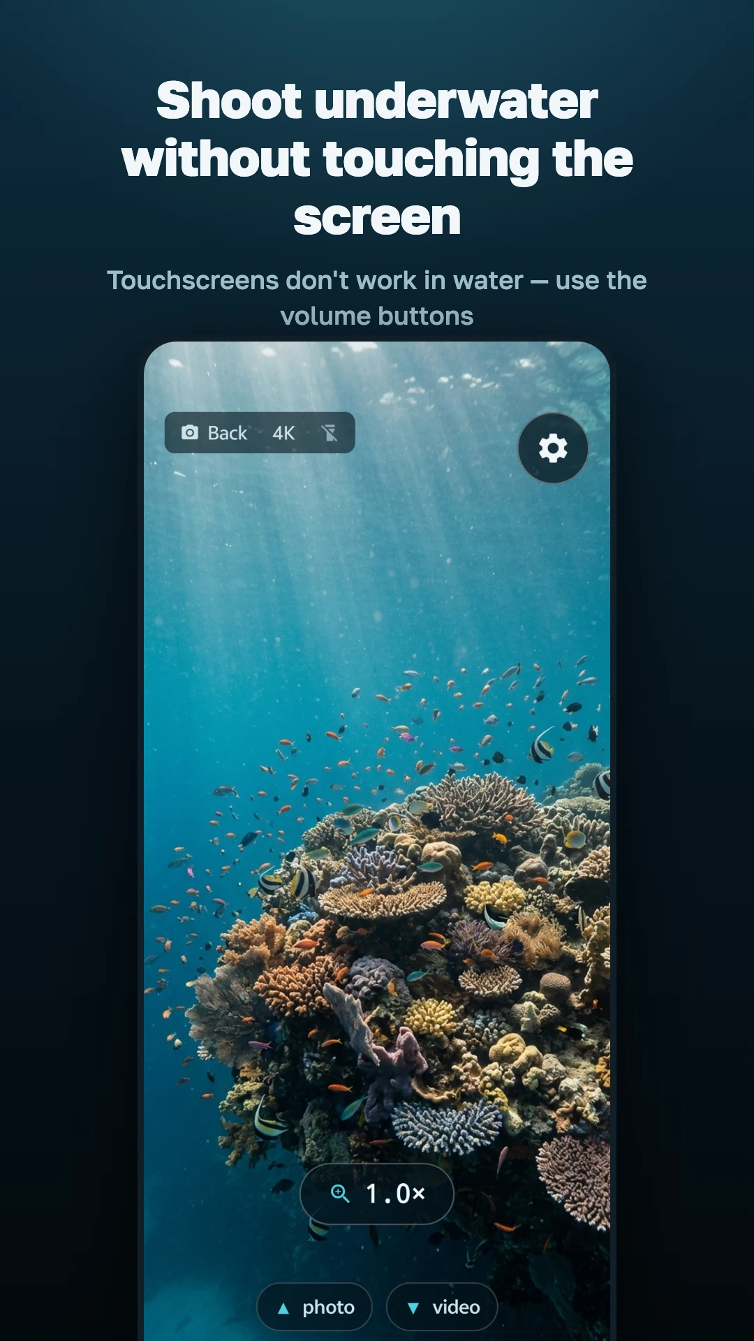 Underwater Camera with Lock screenshot